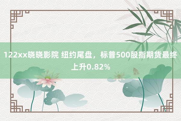 122xx晓晓影院 纽约尾盘，标普500股指期货最终上升0.82%