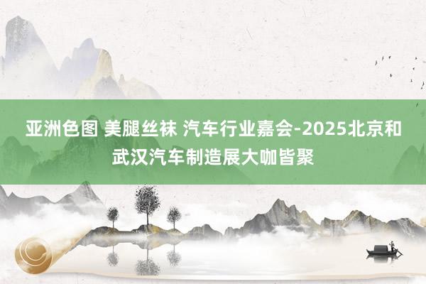 亚洲色图 美腿丝袜 汽车行业嘉会-2025北京和武汉汽车制造展大咖皆聚