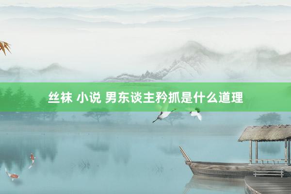丝袜 小说 男东谈主矜抓是什么道理