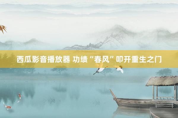 西瓜影音播放器 功绩“春风”叩开重生之门
