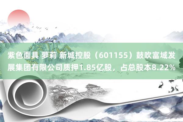 紫色面具 萝莉 新城控股（601155）鼓吹富域发展集团有限公司质押1.85亿股，占总股本8.22%